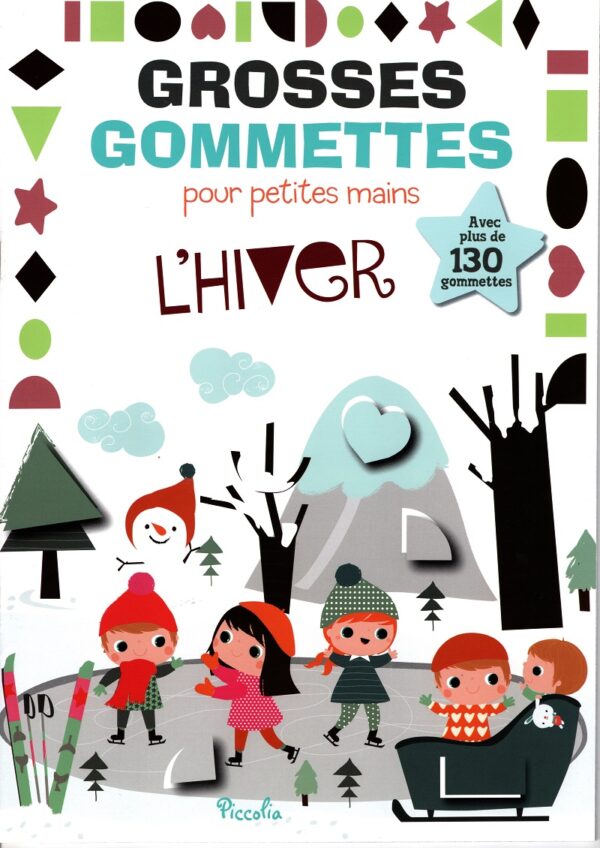 Grosses gommettes pour petites mains - L'Hiver