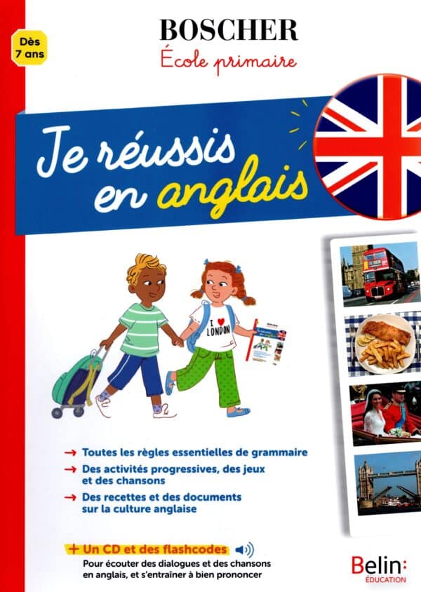 Je réussis en anglais + un CD et des flashcodes