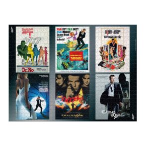 Puzzle James Bond  Acteurs Iconiques 1000 pièces