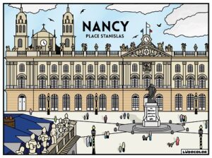 Tableau velours - Nancy place Stanislas